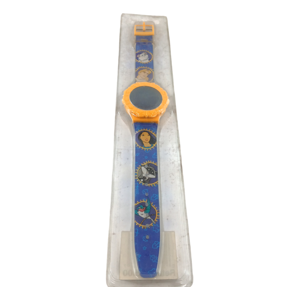 Vintage Disney's Pocahontas Digital Wrist Watch Holographic Kids Accessories